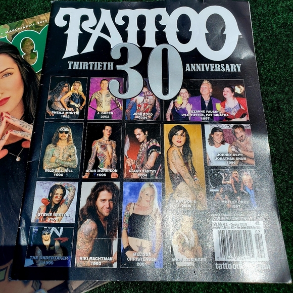 Tattoo Magazine 30th Anniversary Jan/Feb 2017 Issue 323 & 324 Art Skin Ink Model - Picture 2 of 9